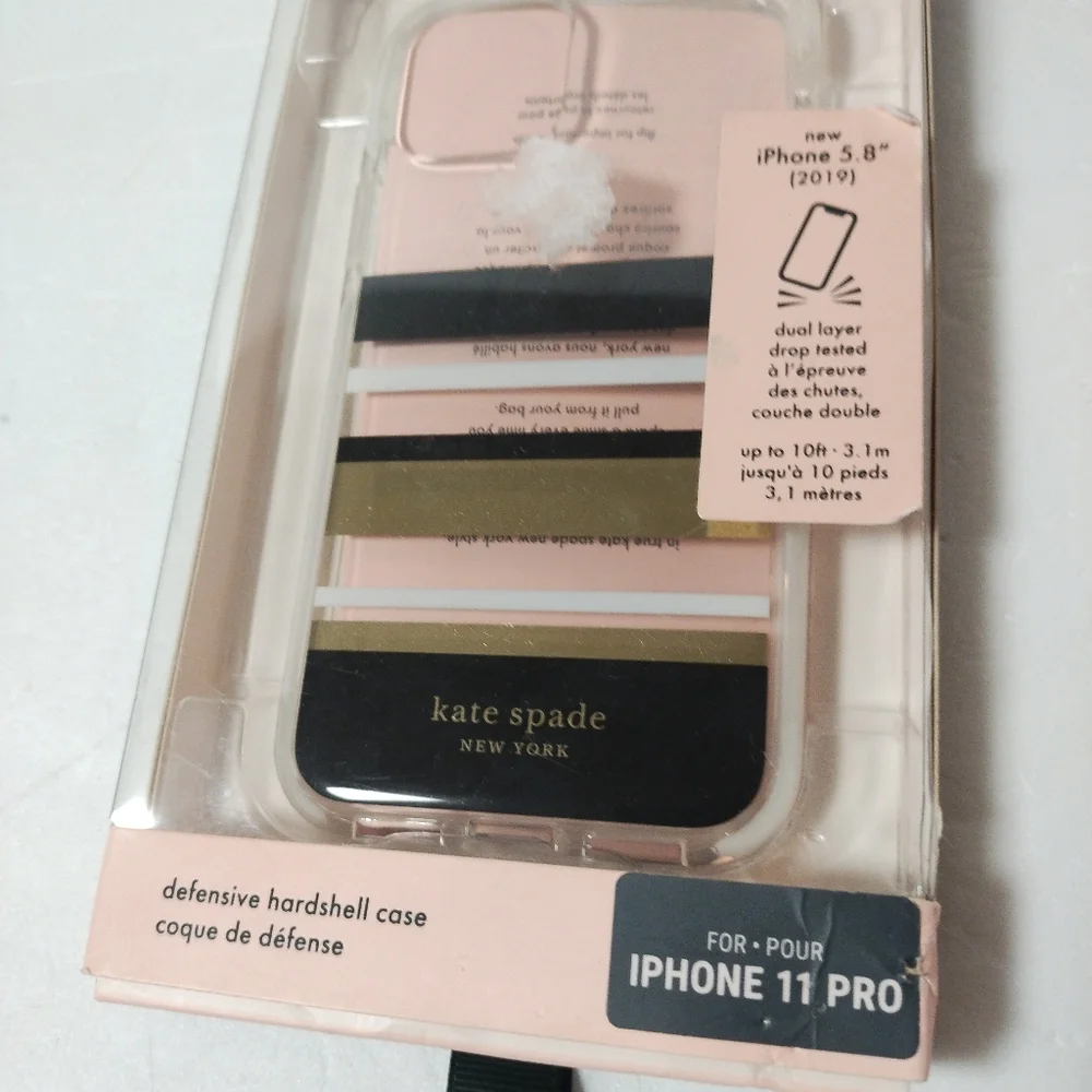 Kate Spade iPhone 11 Pro 5.8” Defensive Hard Shell Case (2019) NWB